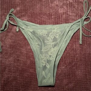 AERIE - Olive Lace Bikini Bottom